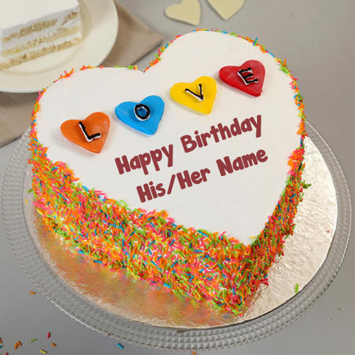Write Boyfriend Name Love Birthday Cake Image Create_500X500