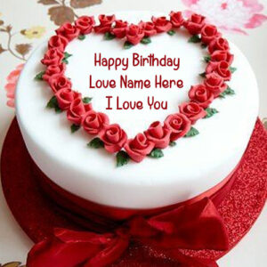 Write Lover Name Unique Birthday Cake Picture Create