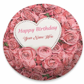 Romantic Love Birthday Cake Name Create Images Sending