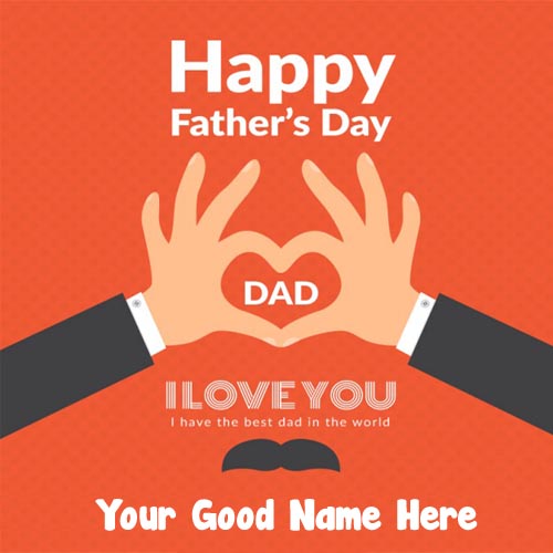 Write Name Image Happy Fathers Day 2023 Wishes Status