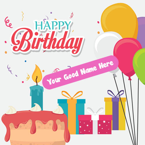 Customized Name Write Birthday Card Free_500X500