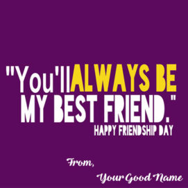 Happy Friendship Day Images On Name Card
