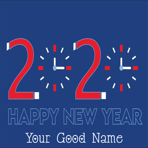 Welcome 2020 Happy New Year Image With Name
