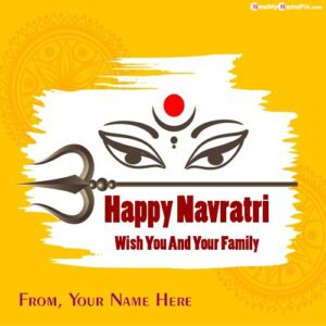 Name Write Happy Navratri Photo Creative Free Download