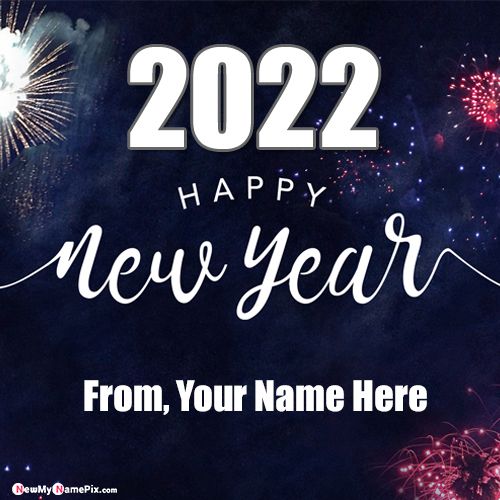 Welcome 2022 Wishes Photo With Name Create Online_500X500