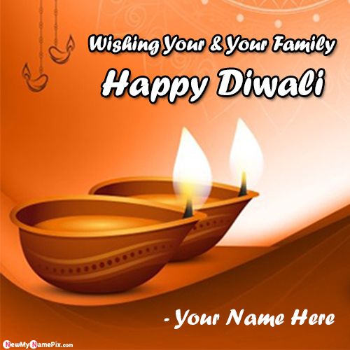 2021 Diwali Diya Wishes Share Name Write Pictures Online Free