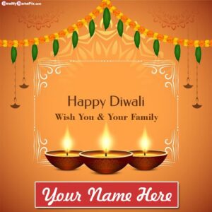 Diwali Greeting Card Personalized Name Create Online