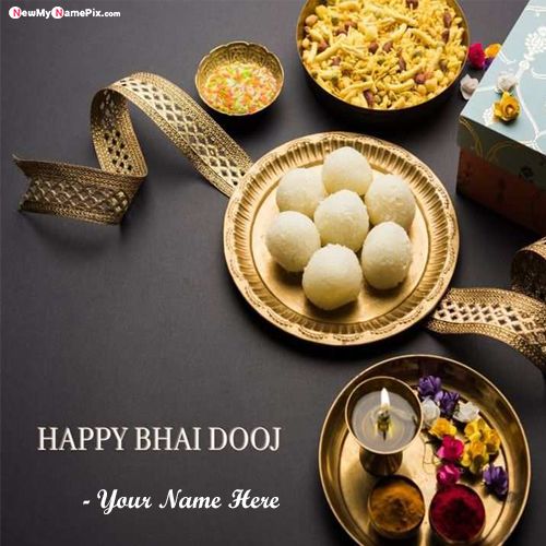 Bhai Dooj Wishes Online Name Write Images Create