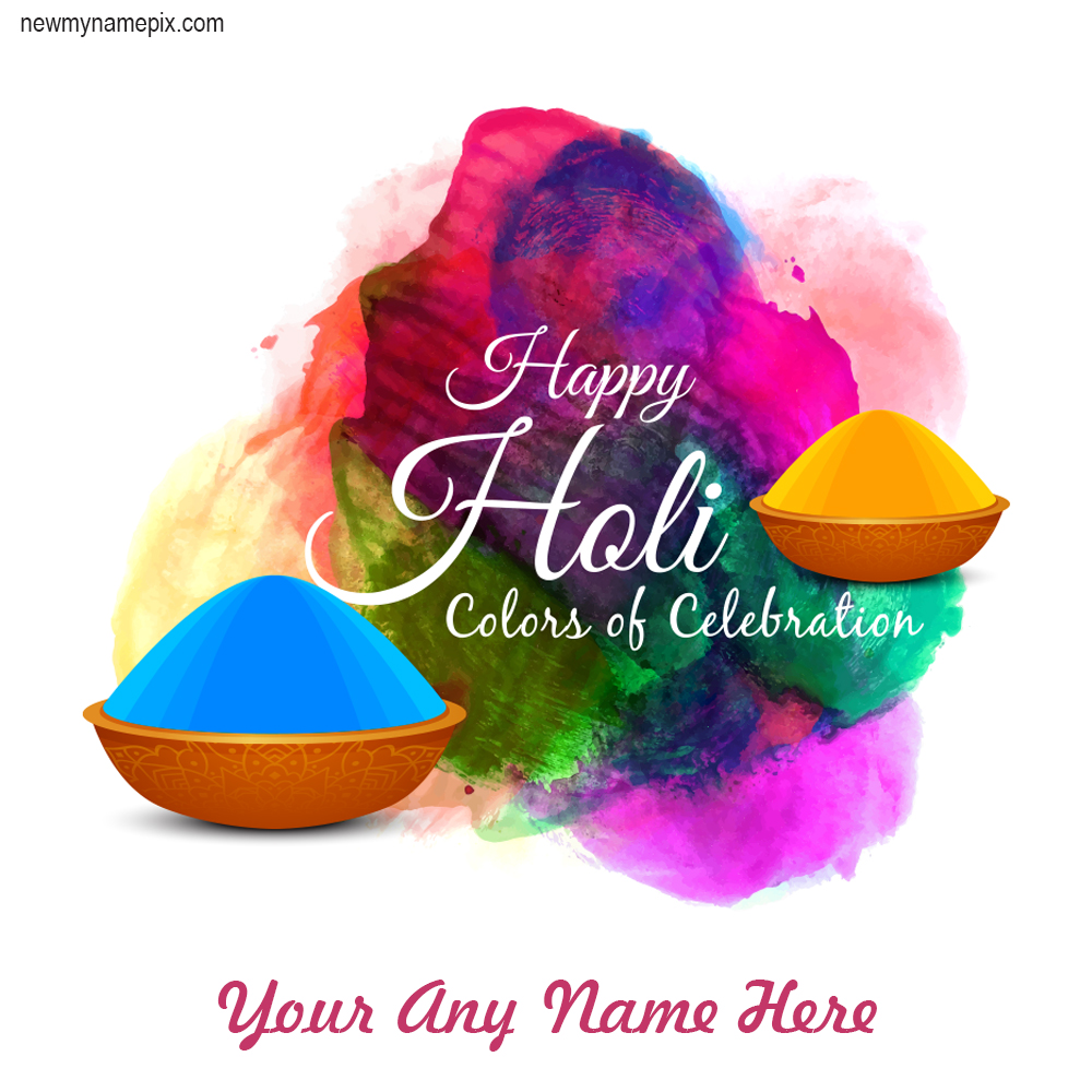 Happy Holi Wishes With Name Edit Online Tools Easily Download