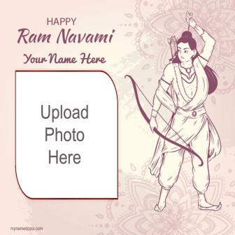 2023 Happy Ram Navami Wishes With Name And Photo Create_1000X1000