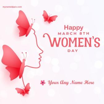 Create Your Name On Happy Women's Day Pictures_336X336