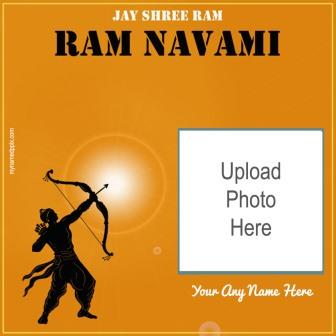 Frame Wishes Shri Ram Navami Festival Photo Maker Name Editing