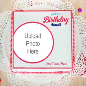 Ready Template Birthday Cake Frame Wishes Tools Creator