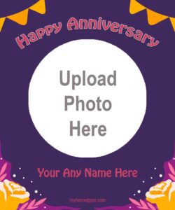 Happy Anniversary Photo Wishes Card Create Free