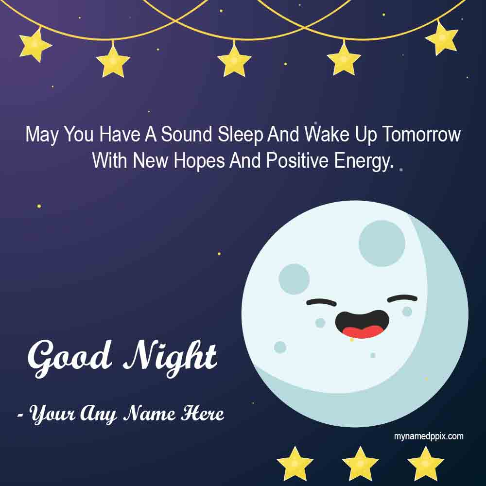 Online Free Edit Good Night Messages Photo Download