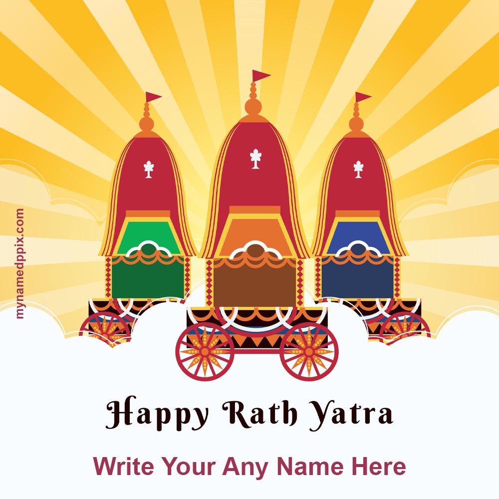 Latest Jagannath Rath Yatra Name Wishes WhatsApp Status